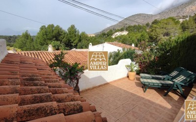 Nice bungalow with large sunny terraces close to Altea la Vieja 